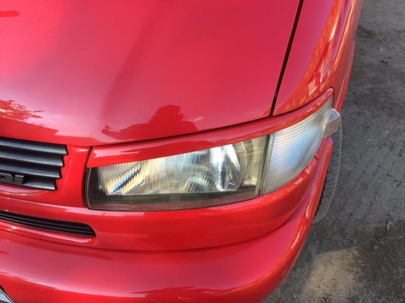 Купить Реснички Косой капот (2 шт) Черный глянец для Volkswagen T4 Transporter