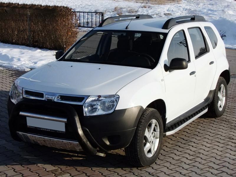 Купити Бокові пороги BlackLine (2 шт, алюміній) для Renault Duster 2008-2017 рр