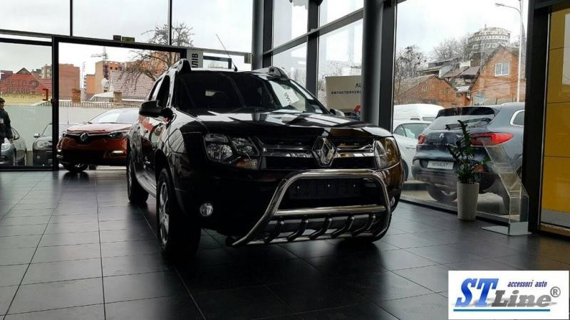 Купити Кенгурятник без напису WT003 (нерж.) для Renault Duster 2008-2017 рр