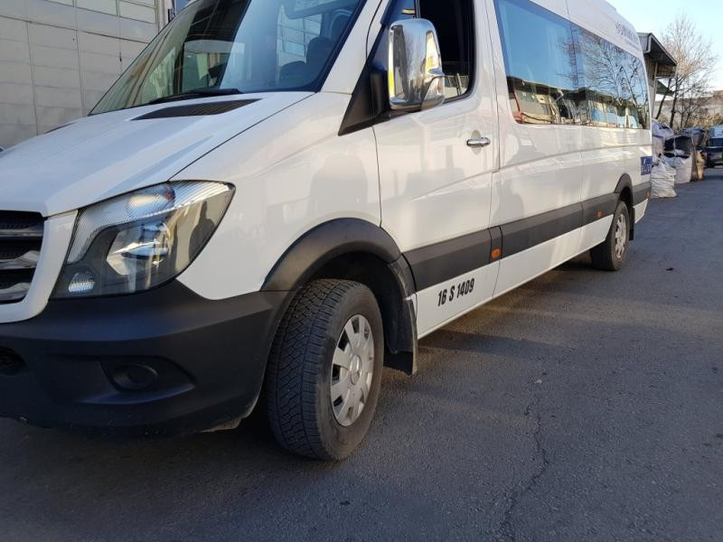 Купить Накладки на арки широкие (4 шт, черные) для Volkswagen Crafter 2006-2016 гг