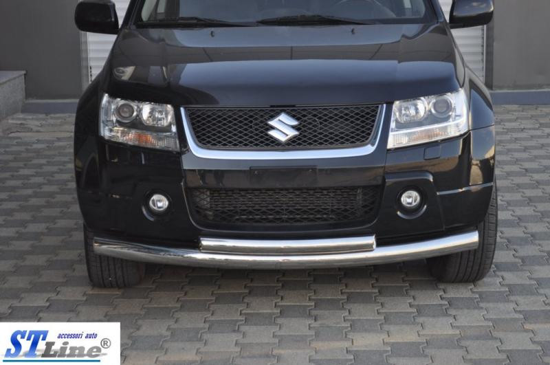 Купити Передній подвійний вус 60/42мм (нерж) для Suzuki Grand Vitara 2005-2017 рр