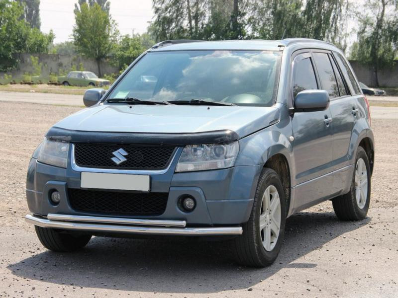 Купити Передній подвійний вус 60/42мм (нерж) для Suzuki Grand Vitara 2005-2017 рр