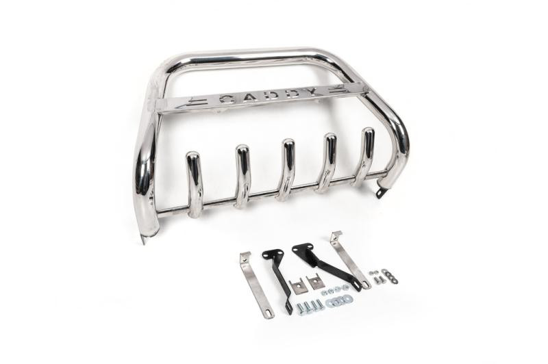 Купити Кенгурятник WT003 (діаметр 60 мм, нерж) 50мм для Volkswagen Caddy 2010-2015 рр