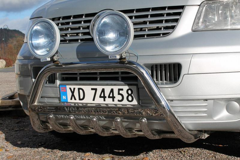 Купити Кенгурятник WT003 (нерж) 50мм, без напису для Volkswagen T5 Transporter 2003-2010 рр