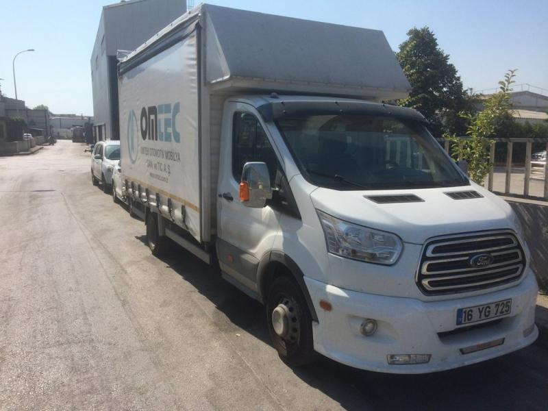 Купить Накладка на передний бампер ERA (2014-2019, под покраску) для Ford Transit 2014- гг