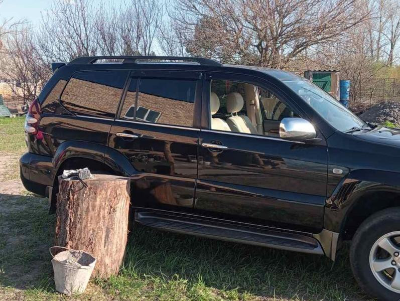 Купить Рейлинги оригинальный дизайн (2 шт) для Toyota Land Cruiser Prado 120