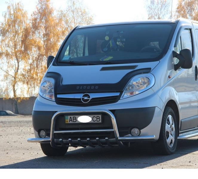 Купити Кенгурятник з вусами (нерж.) для Renault Trafic 2001-2015 рр