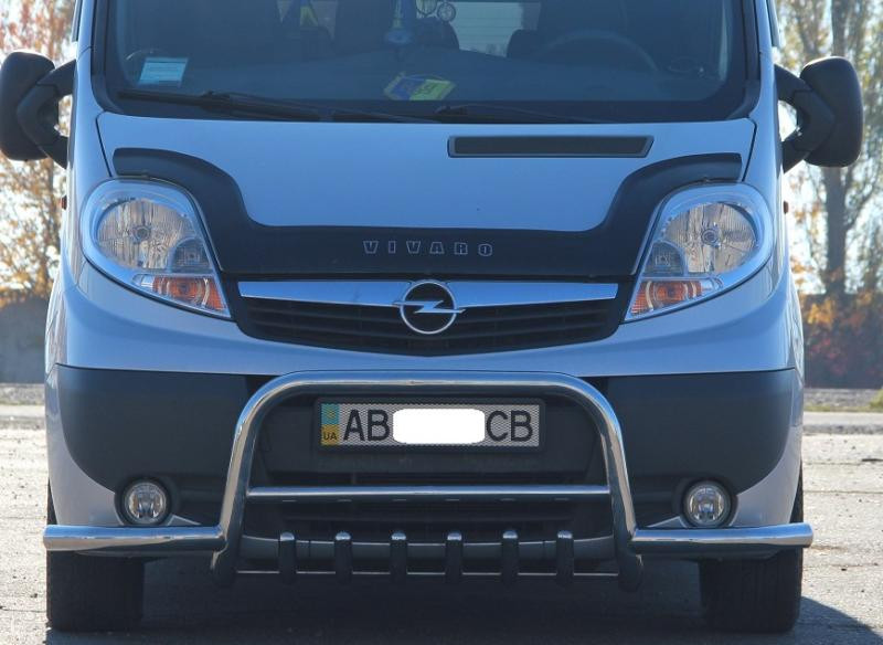 Купити Кенгурятник з вусами WT003-Plus (нерж.) для Nissan Primastar 2002-2014 рр