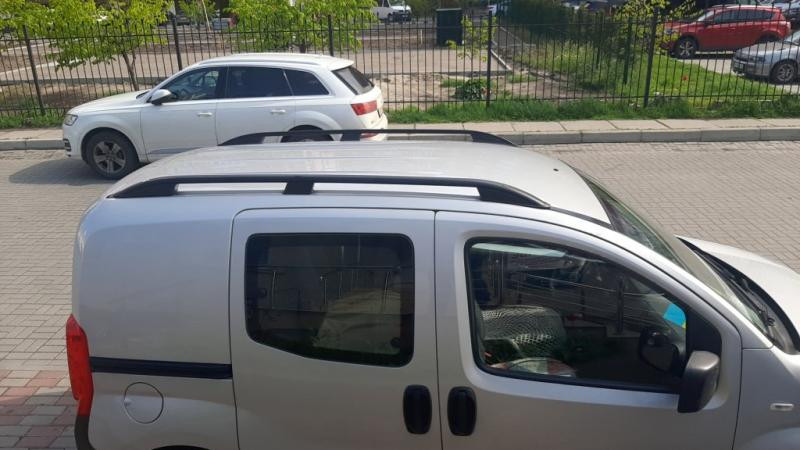 Купити Рейлінги Skyport Black V1 для Fiat Fiorino/Qubo