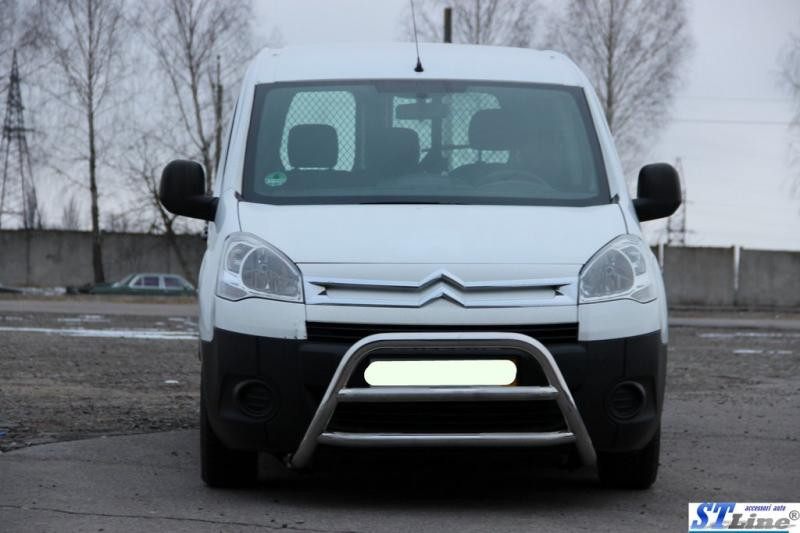 Купити Кенгурятник WT022 (нерж.) для Peugeot Partner Tepee 2008-2018 рр