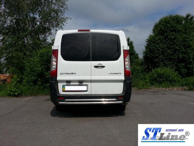 Купити Задня дуга AK002-Подвійний (нерж.) для Fiat Scudo 2007-2015 рр