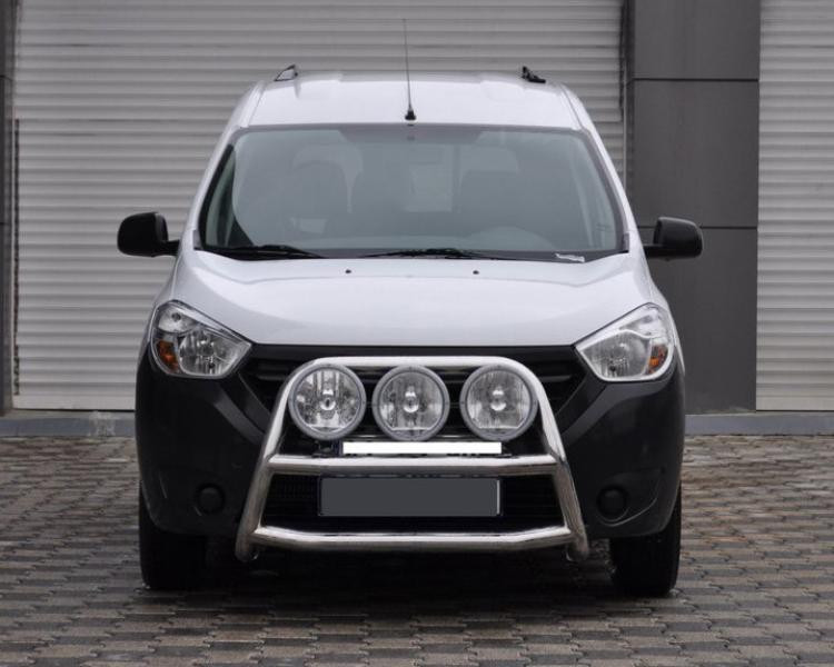 Купити Кенгурятник WT022 (нерж.) для Renault Dokker 2013-2022 рр