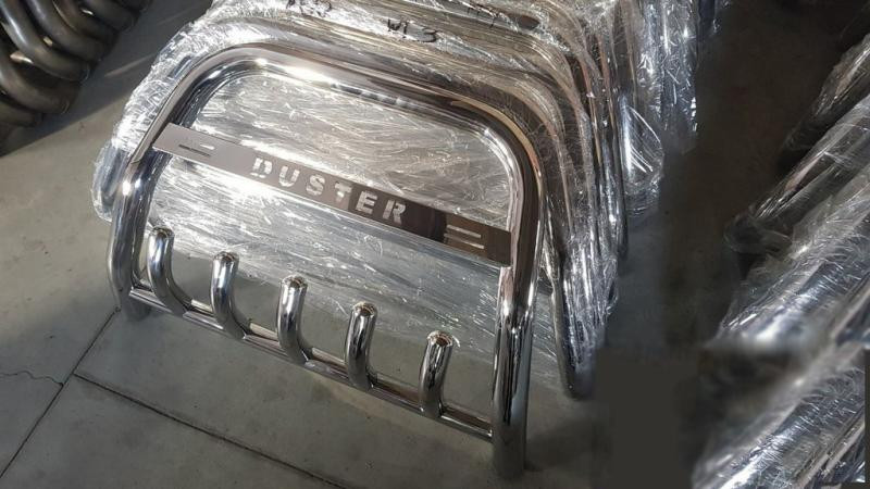 Купити Кенгурятник RNDT.09.F1-58.6 (нерж.) для Renault Duster 2008-2017 рр