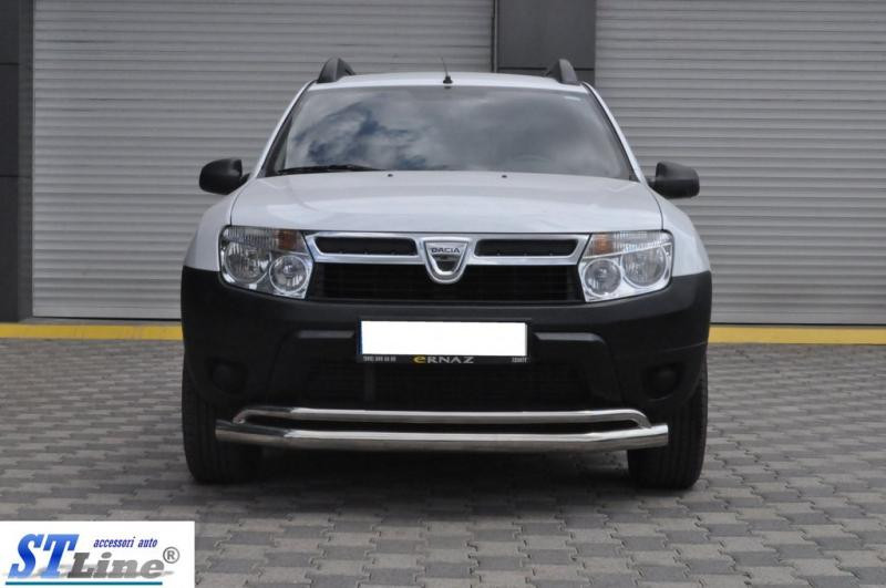 Купити Передній захист ST017 (нерж.) для Renault Duster 2008-2017 рр