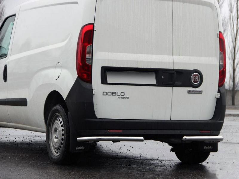 Купити Задні куточки AK003 (нерж.) для Fiat Doblo II 2010-2022 рр