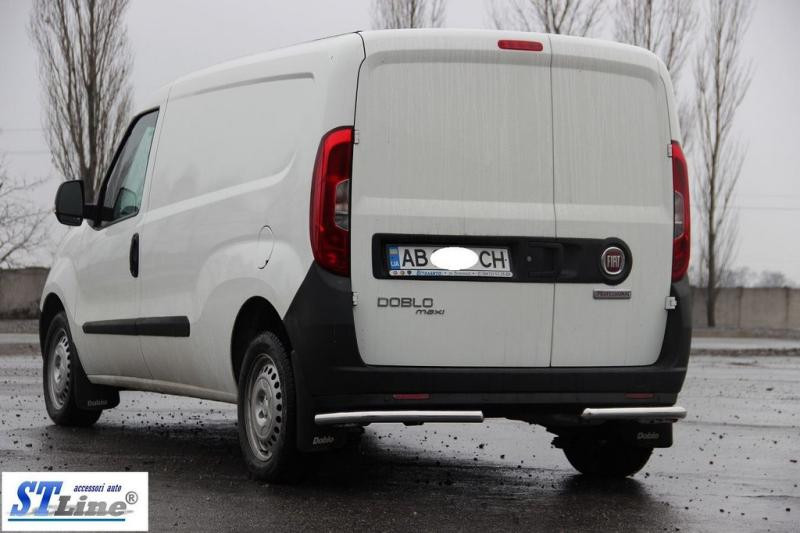 Купити Задні куточки AK003 (нерж.) для Fiat Doblo II 2010-2022 рр