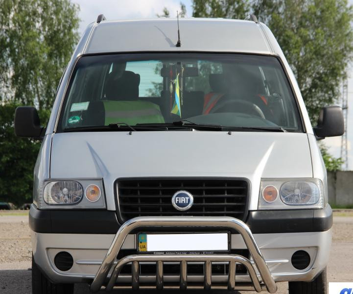 Купити Кенгурятник WT002 (нерж) для Fiat Scudo 1996-2007 рр