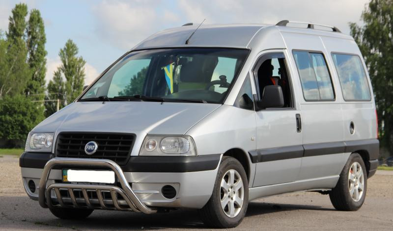 Купити Кенгурятник WT002 (нерж) для Fiat Scudo 1996-2007 рр