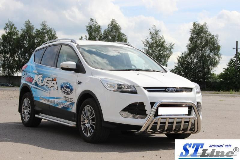 Купити Кенгурятник WT002 (нерж.) для Ford Kuga/Escape 2013-2019 рр