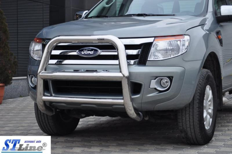 Купити Передній захист WT018 (нерж.) для Ford Ranger 2011-2022 рр
