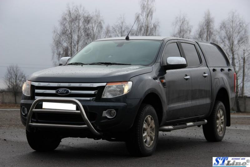 Купити Передній захист WT022 (нерж.) для Ford Ranger 2011-2022 рр