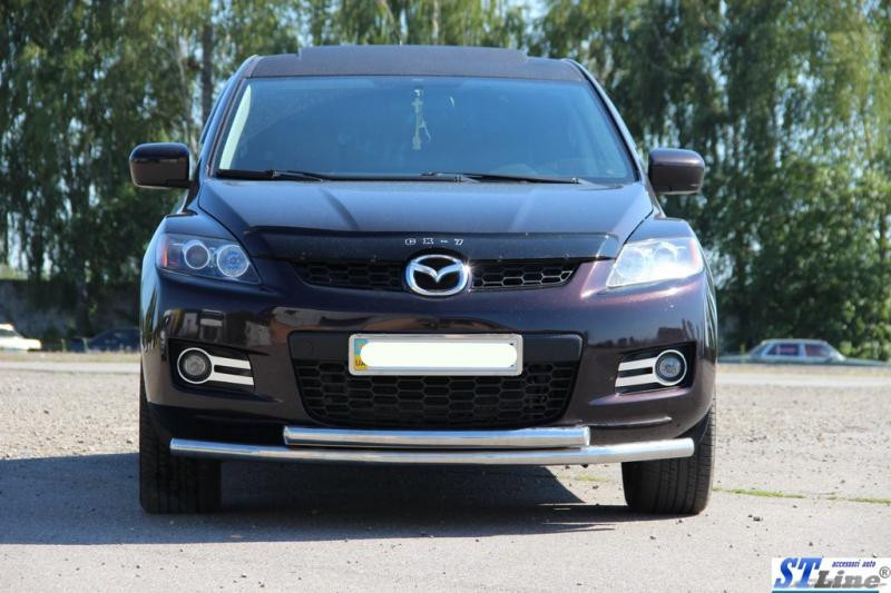 Купити Передній захист ST014 (нерж.) для Mazda CX-7 2006-2012рр