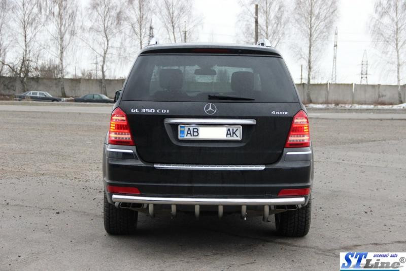 Купити Задня дуга AK-style (нерж) для Mercedes GL сlass X164