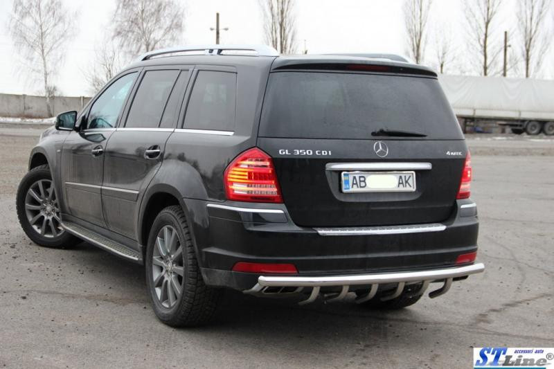 Купити Задня дуга AK-style (нерж) для Mercedes GL сlass X164
