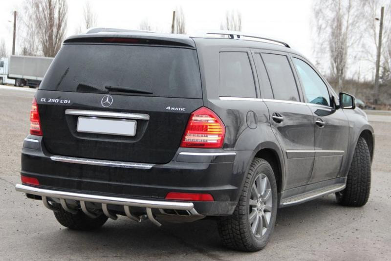 Купити Задня дуга AK-style (нерж) для Mercedes GL сlass X164