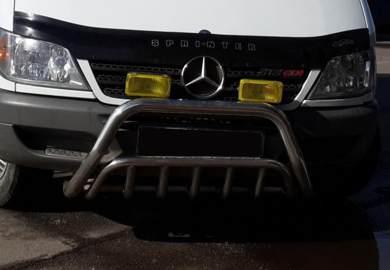 Купить Кенгурятник WT002 (нерж.) для Mercedes Sprinter W901/902/903/904/905 1995-2006 гг