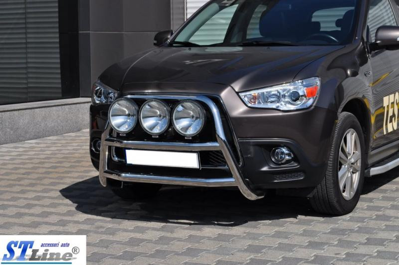 Купити Кенгурятник WT018 (нерж.) для Mitsubishi ASX 2010-2023 рр