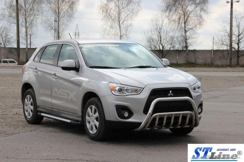 Купити Кенгурятник WT002 (нерж.) для Mitsubishi ASX 2010-2023 рр
