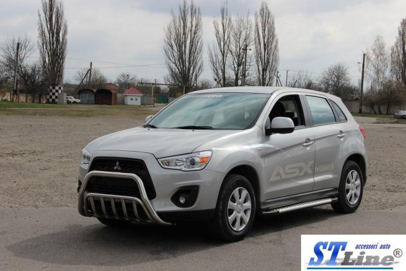 Купити Кенгурятник WT002 (нерж.) для Mitsubishi ASX 2010-2023 рр