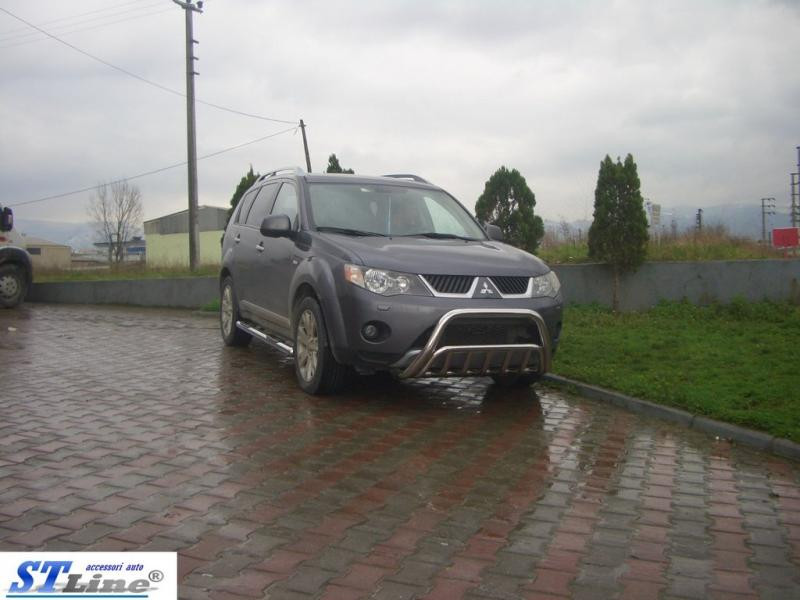 Купити Кенгурятник WT002 (нерж.) для Mitsubishi Outlander 2006-2012 рр