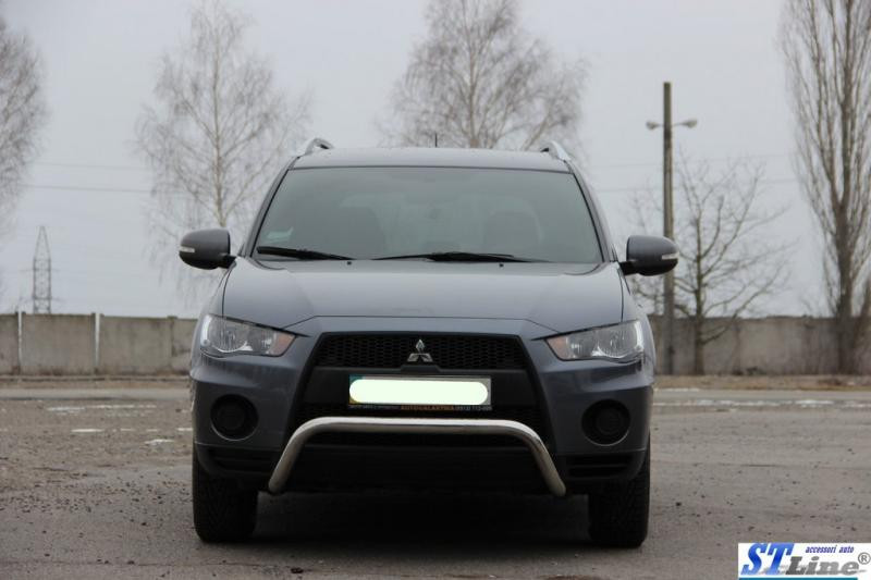 Купити Кенгурятник WT007 (нерж.) для Mitsubishi Outlander 2006-2012 рр