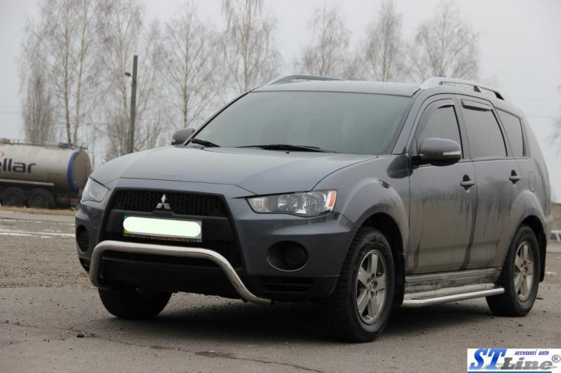 Купити Кенгурятник WT007 (нерж.) для Mitsubishi Outlander 2006-2012 рр