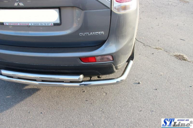 Купити Задня дуга AK004 (нерж) для Mitsubishi Outlander 2012-2021 рр