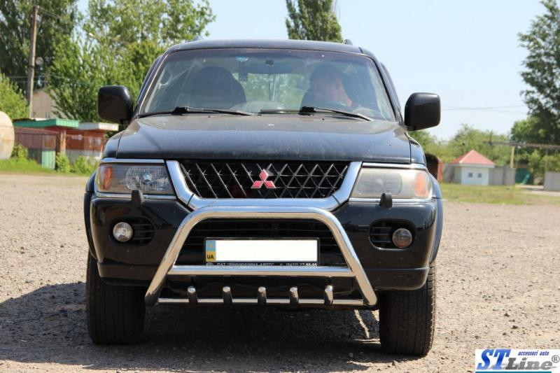 Купити Кенгурятник WT003 (нерж) для Mitsubishi Pajero Sport 1996-2007 рр