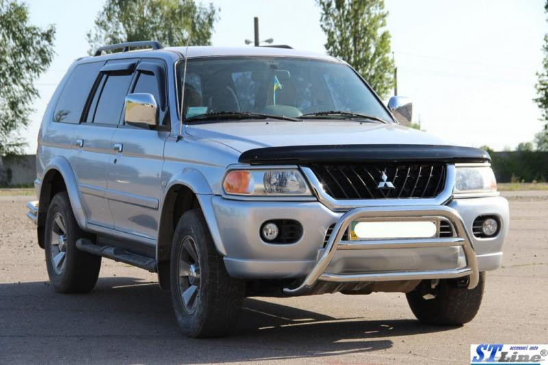 Купити Кенгурятник WT022 (нерж) для Mitsubishi Pajero Sport 1996-2007 рр