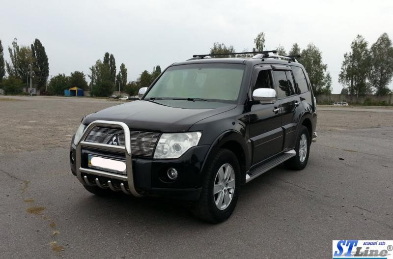 Купити Кенгурятник QT007 (нерж.) для Mitsubishi Pajero Wagon III