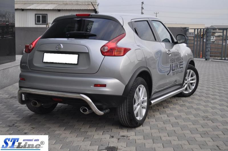 Купити Задня дуга AK007 (нерж) для Nissan Juke 2010-2019 рр