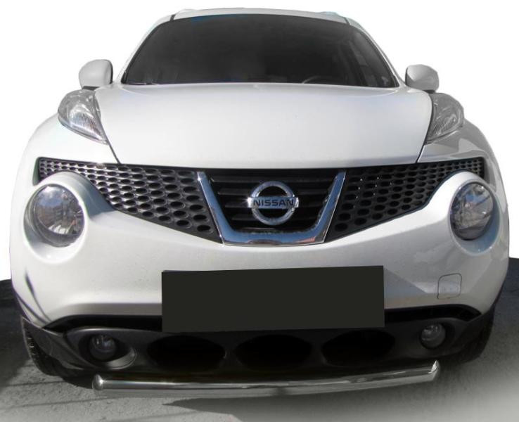 Купити Передній захист ST008-1 (нерж) для Nissan Juke 2010-2019 рр