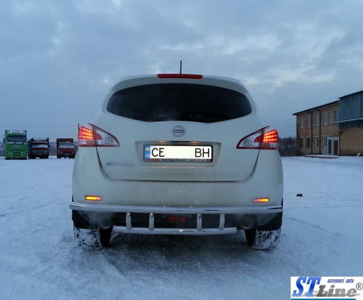 Купити Задня дуга AK (нерж) для Nissan Murano 2008-2014 рр