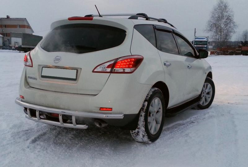 Купити Задня дуга AK (нерж) для Nissan Murano 2008-2014 рр