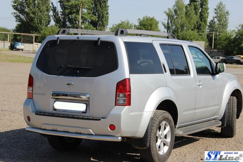 Купити Задня дуга AK002 (нерж) для Nissan Pathfinder R51 2005-2014рр