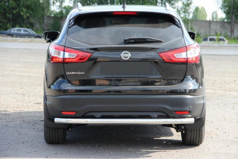 Купити Задня дуга AK002 (нерж) для Nissan Qashqai/Rogue Sport 2014-2021 рр