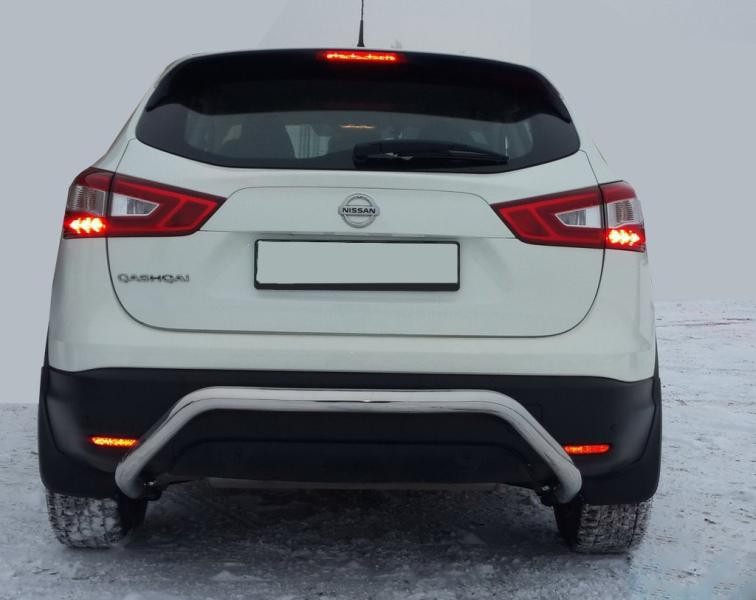 Купити Задня дуга AK007-1 (нерж) для Nissan Qashqai/Rogue Sport 2014-2021 рр