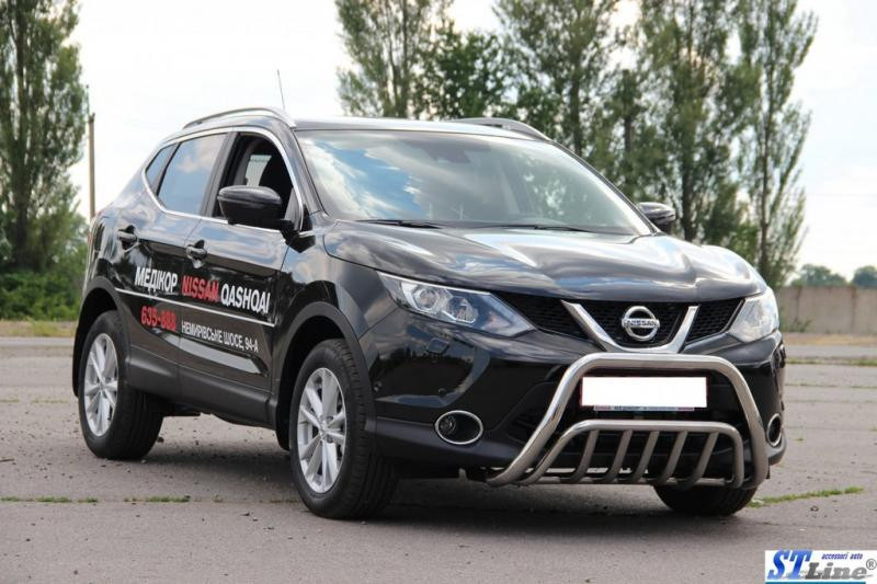Купити Кенгурятник WT002 (нерж) для Nissan Qashqai/Rogue Sport 2014-2021 рр