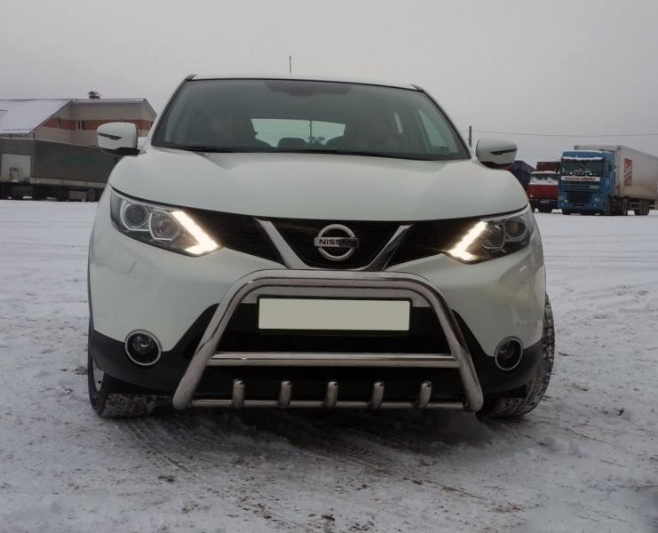 Купити Кенгурятник WT003 (нерж) для Nissan Qashqai/Rogue Sport 2014-2021 рр
