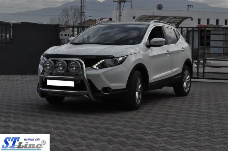 Купити Кенгурятник WT018 (нерж) для Nissan Qashqai/Rogue Sport 2014-2021 рр